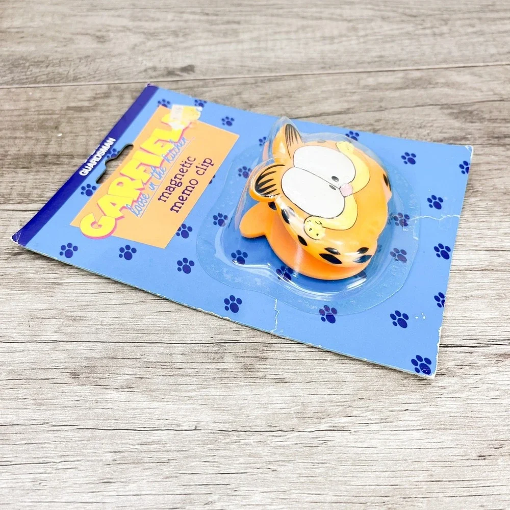 Garfield loose in the kitchen magnetic memo‎ Clip, NOS In Packaging 1978